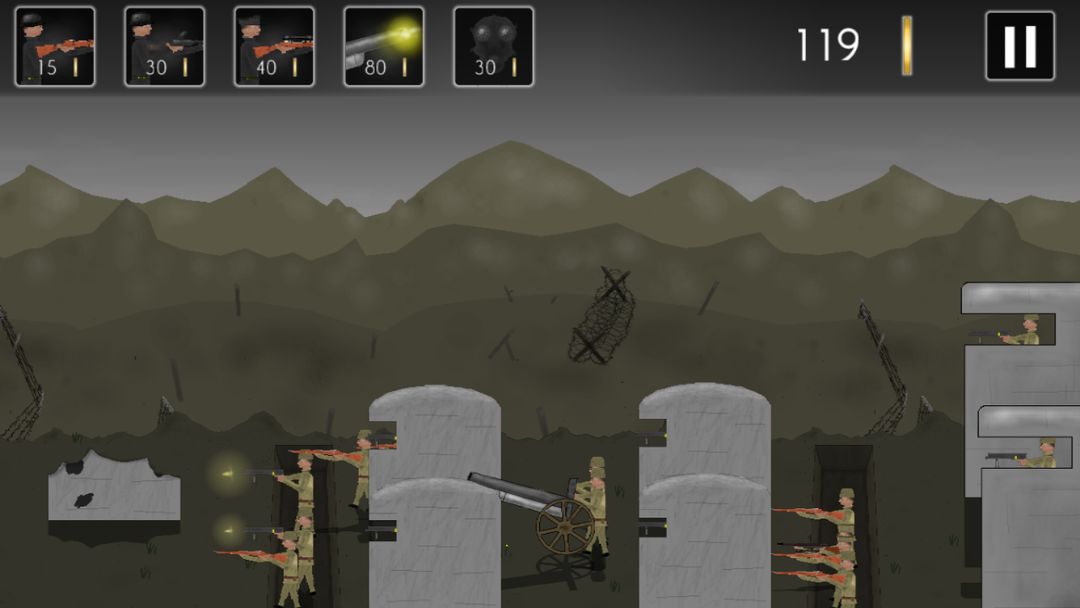 Trenches of Europe 2 ภาพหน้าจอเกม