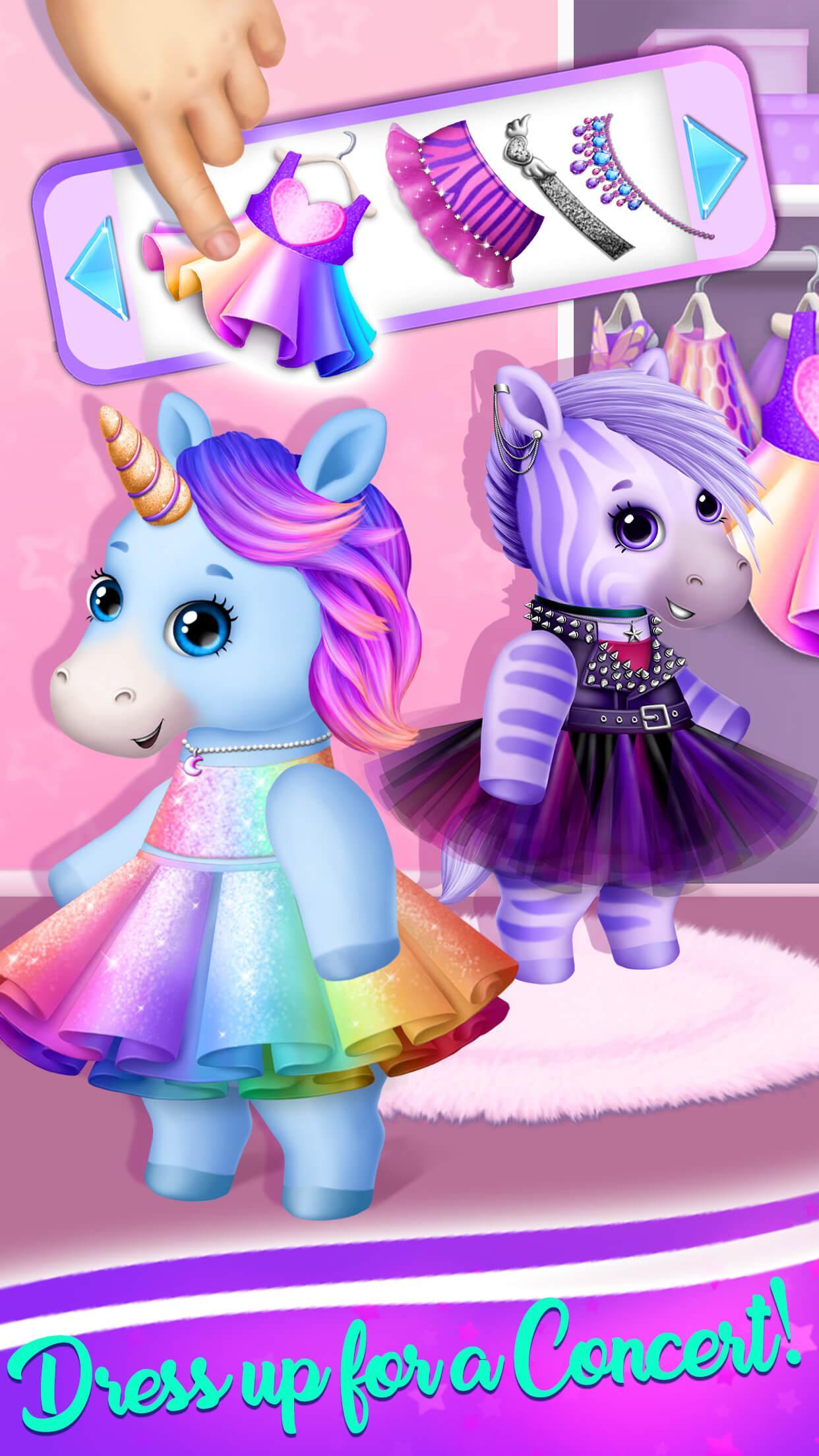 Cuplikan Layar Game Pony Sisters Pop Music Band