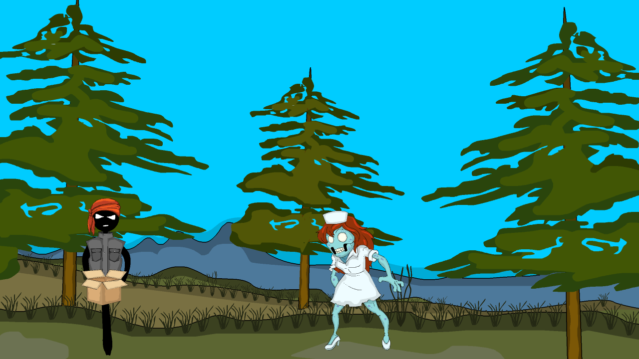 Stickman bunker Game Screenshot