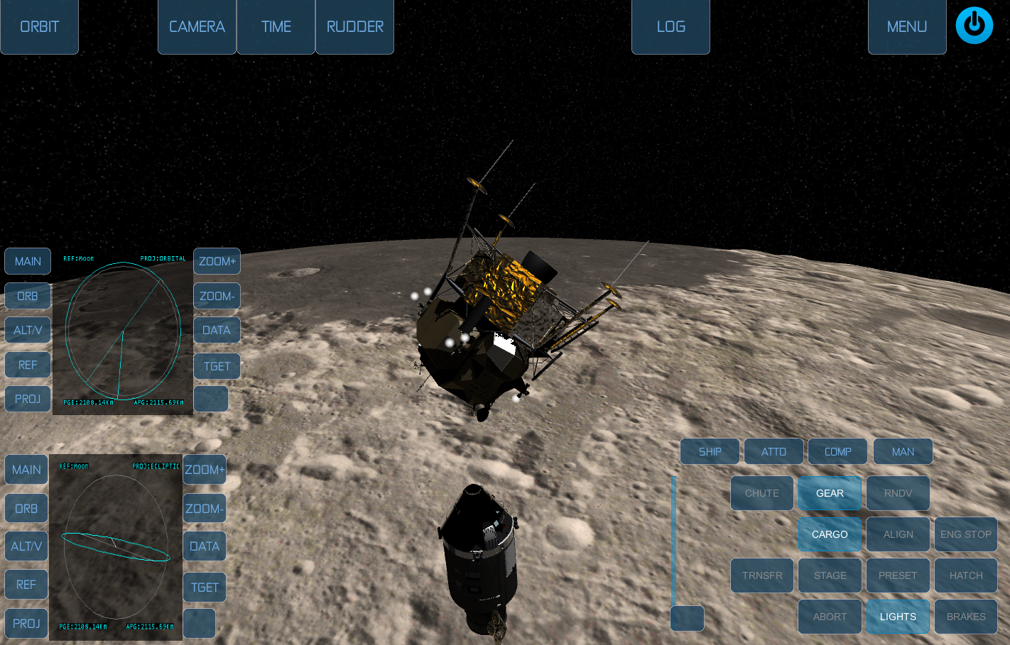 Space Simulator Game Screenshot