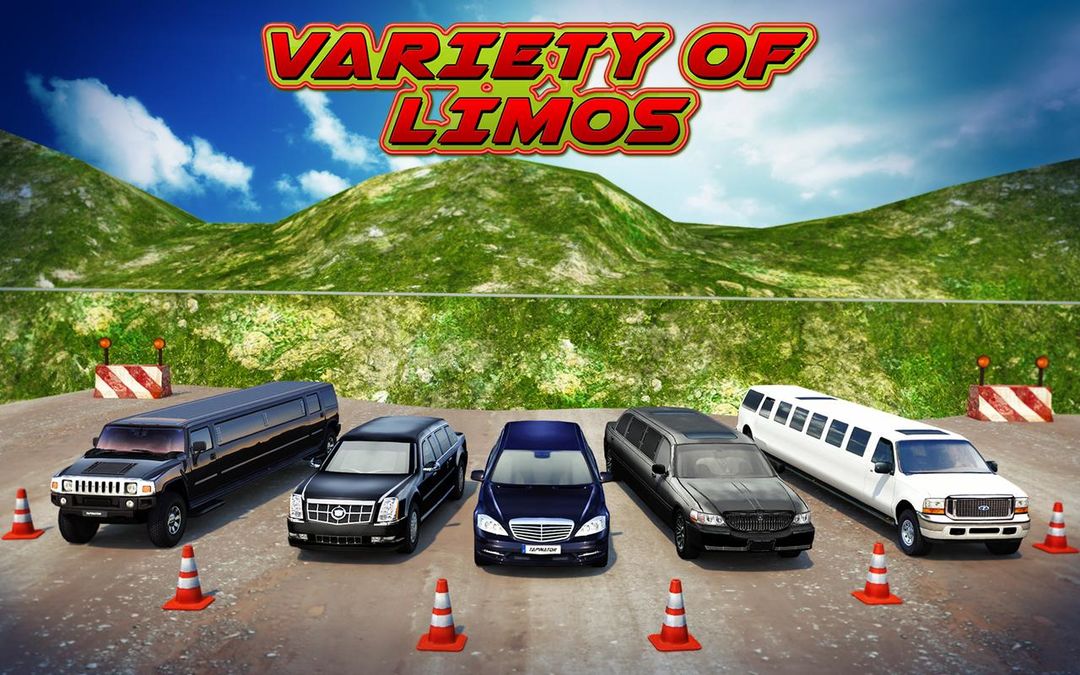 Offroad Hill Limo Driving 3D screenshot game