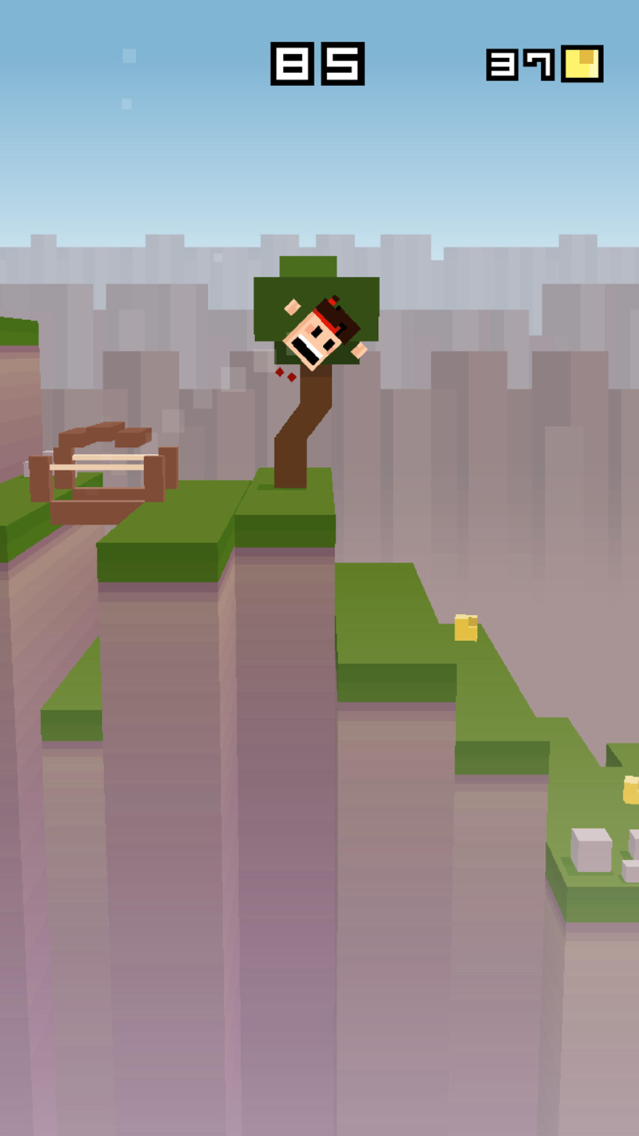 Captura de Tela do Jogo Jumpy Canyon