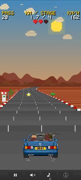 Outburn 87 Retro Arcade Racing Game Screenshot