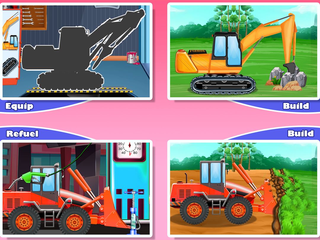 Screenshot of Construction Vehicles & Trucks