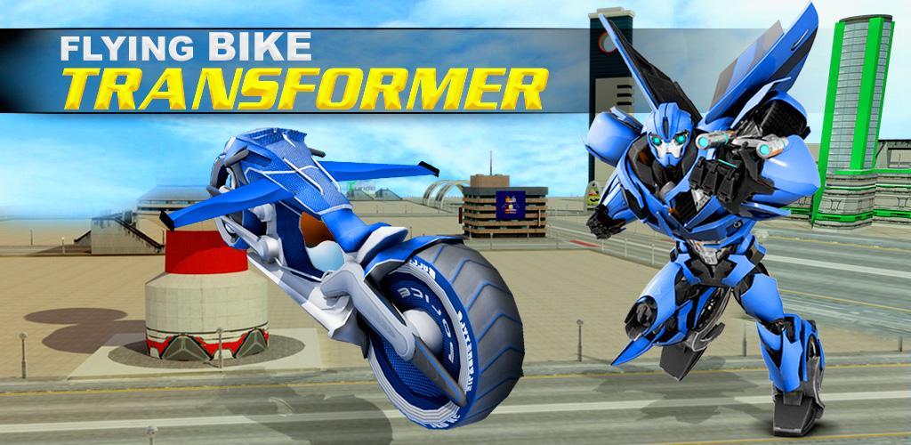 Banner of Flying Bike Transformer Robot 1.2.2