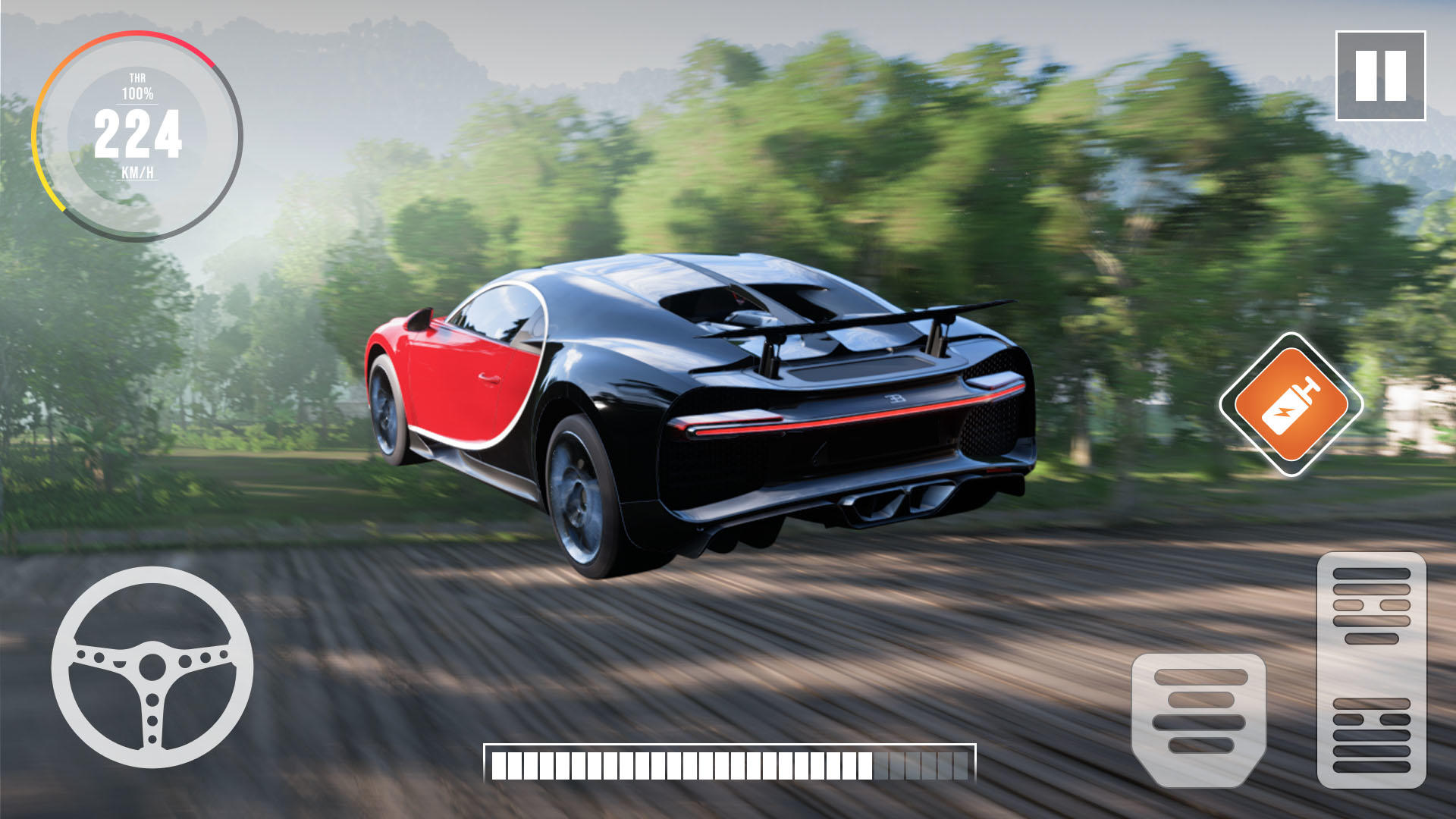Screenshot 1 of បើកឡាន Bugatti Chiron: ហ្គេមឡាន 1.0