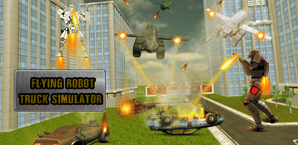 Banner of Flying Robot Truck Simulator 1.1