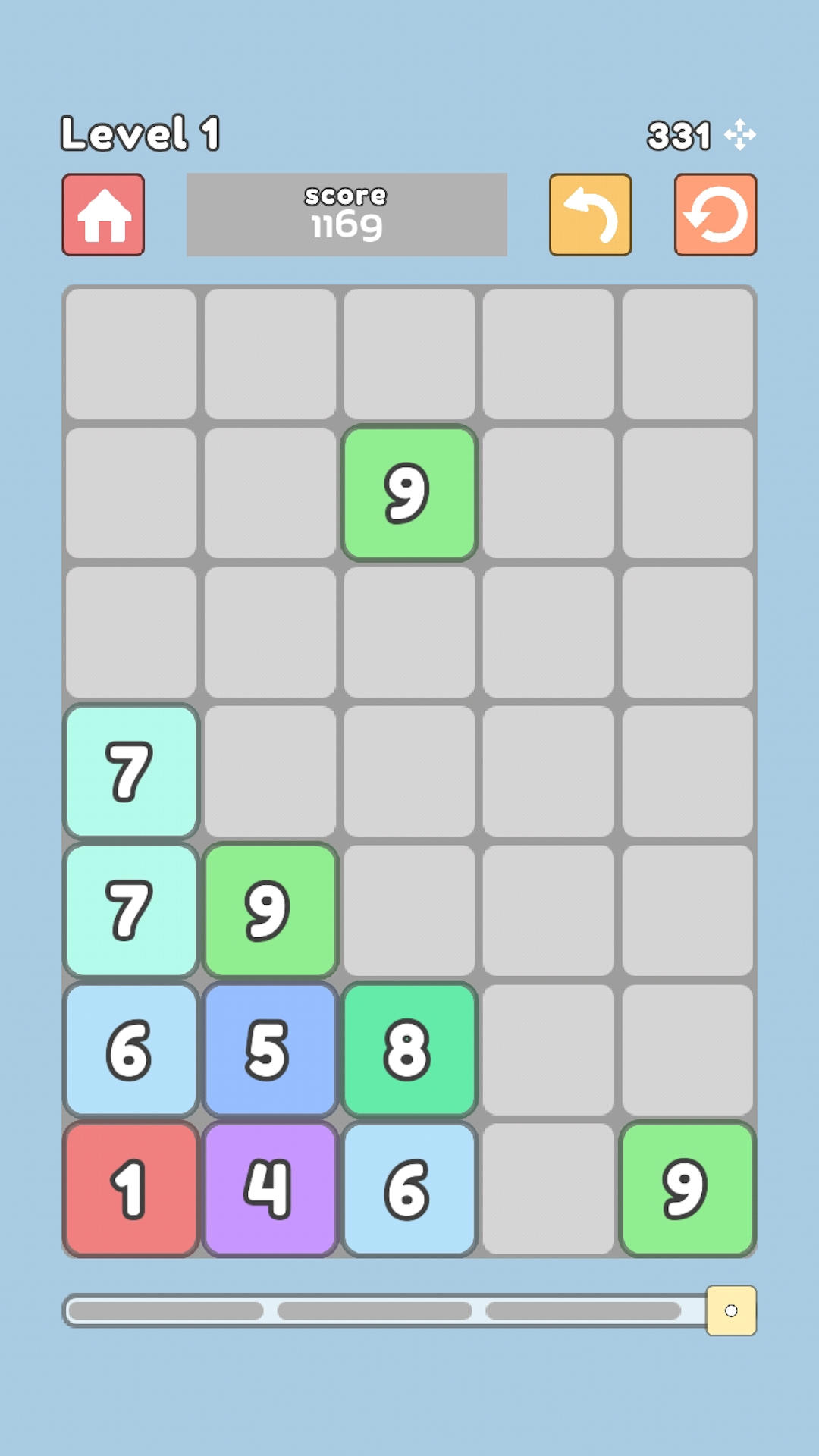 9to1 : Number Merge Game Screenshot