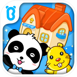 Baby Panda House Building