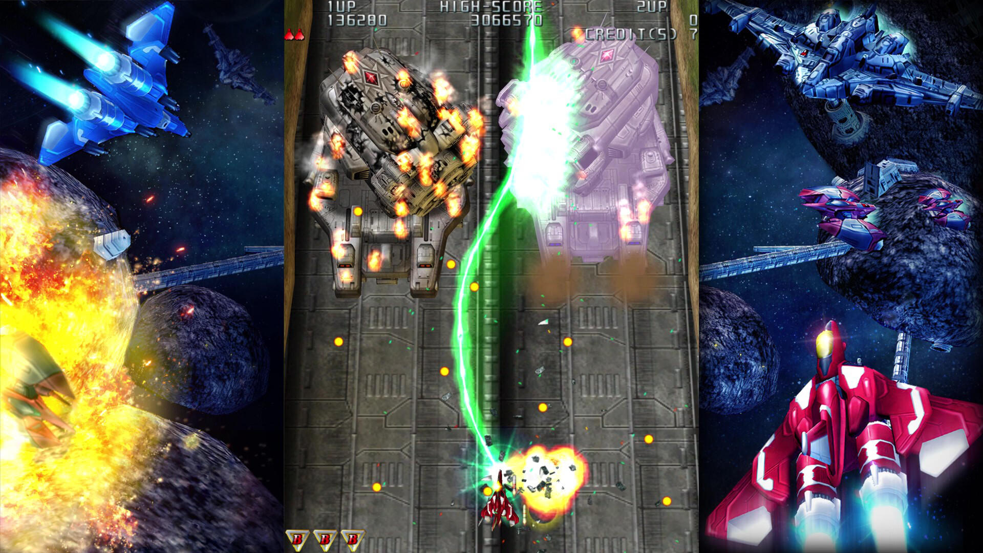 Raiden III x MIKADO MANIAX 게임 스크린 샷