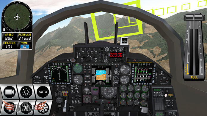 Screenshot of Flight Simulator FlyWings Online 2016 HD