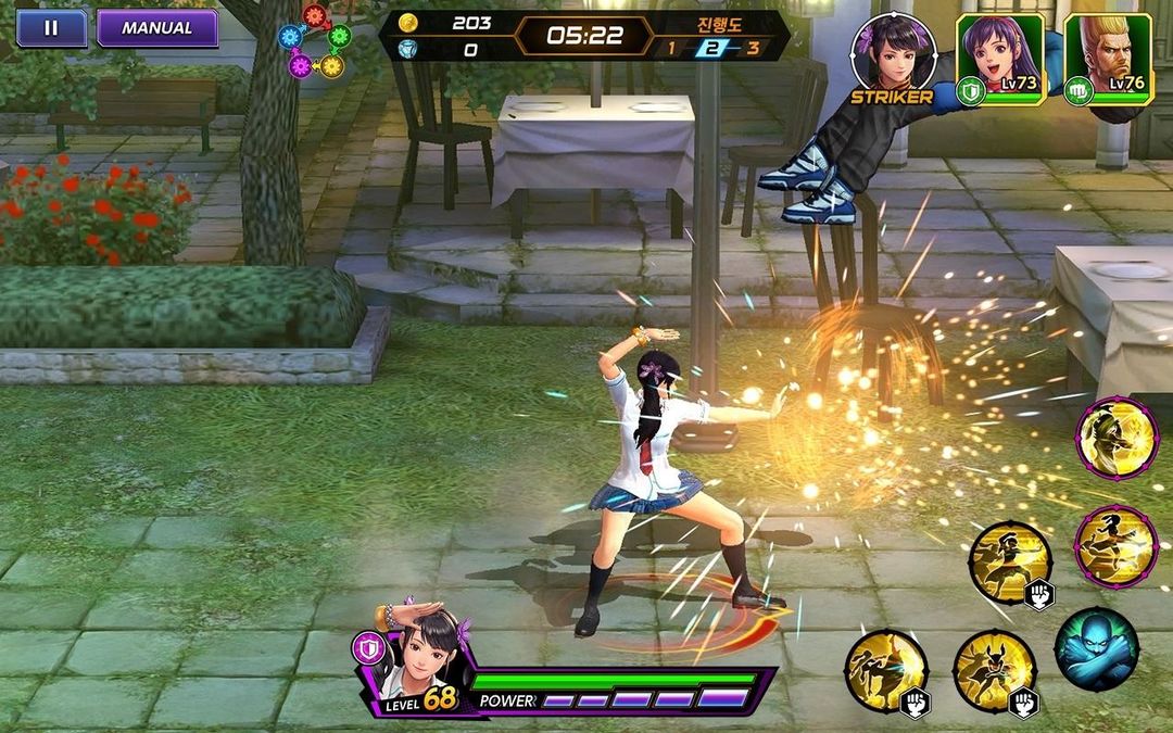 Screenshot of The King of Fighters AllStar