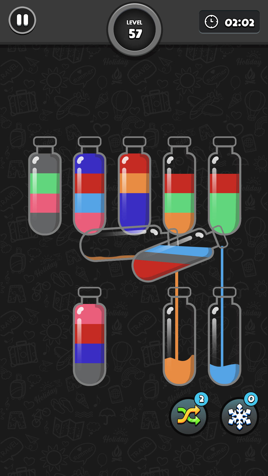 Water Sort Color Premium Game Screenshot