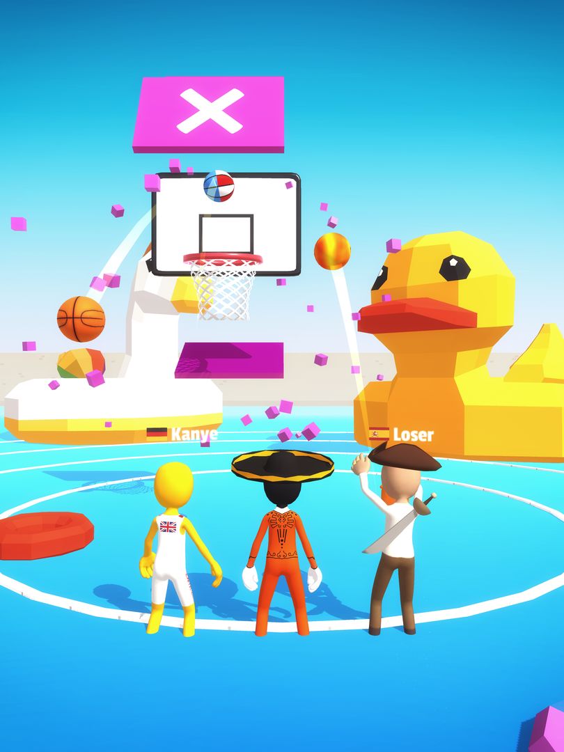 Five Hoops - Basketball Game 게임 스크린 샷