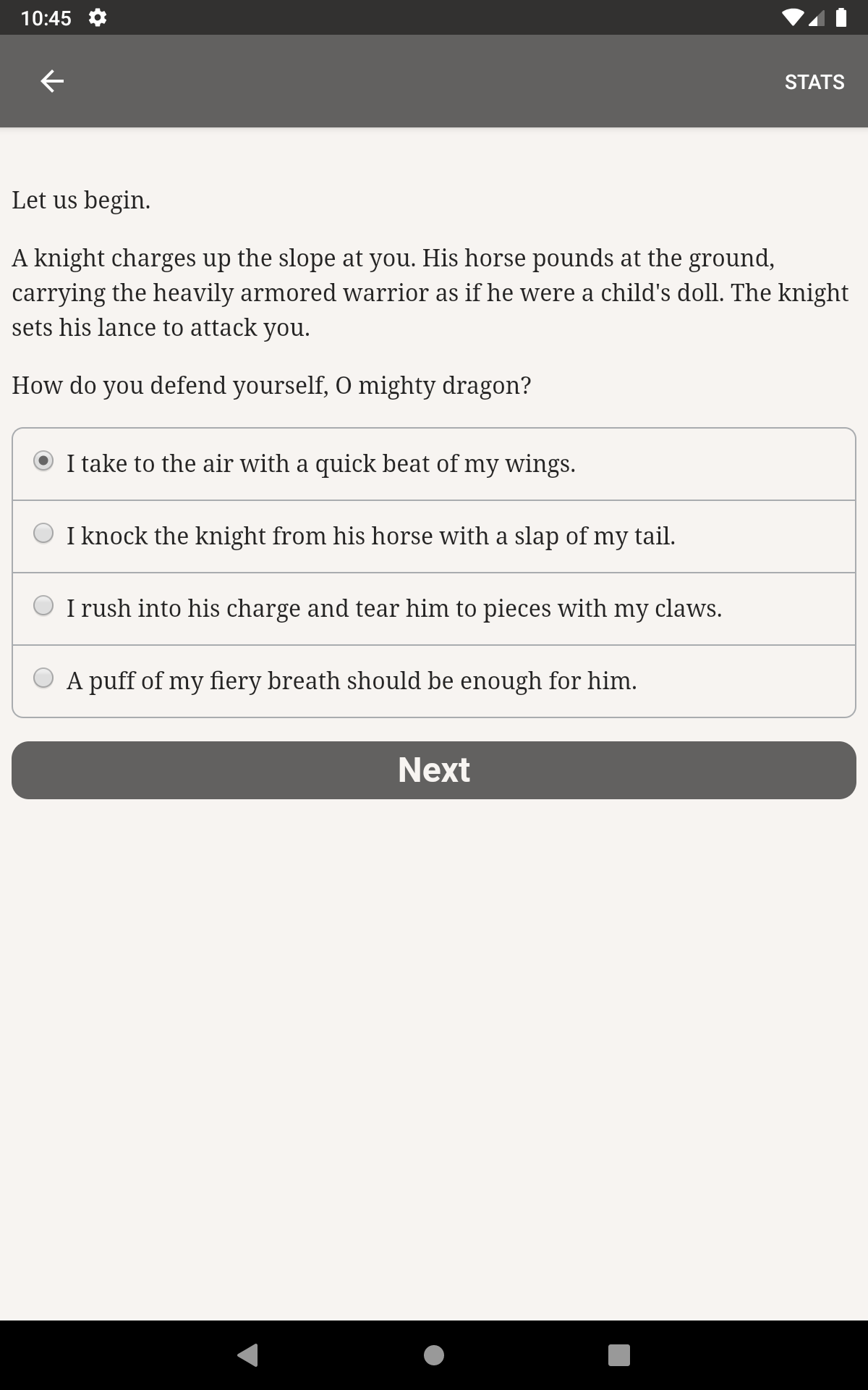 Cuplikan Layar Game Choice of Games