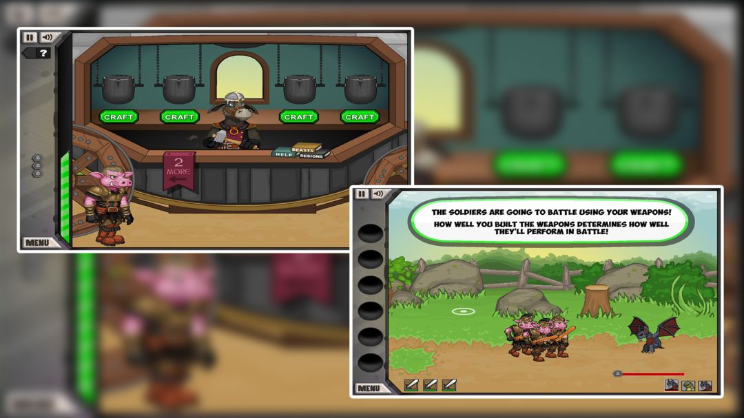 Screenshot of Jacksmith - Fun Blacksmith Craft Game