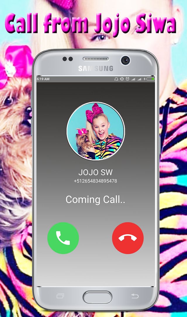 Screenshot of Cute JJ Girl Call You - Video Call Simulator