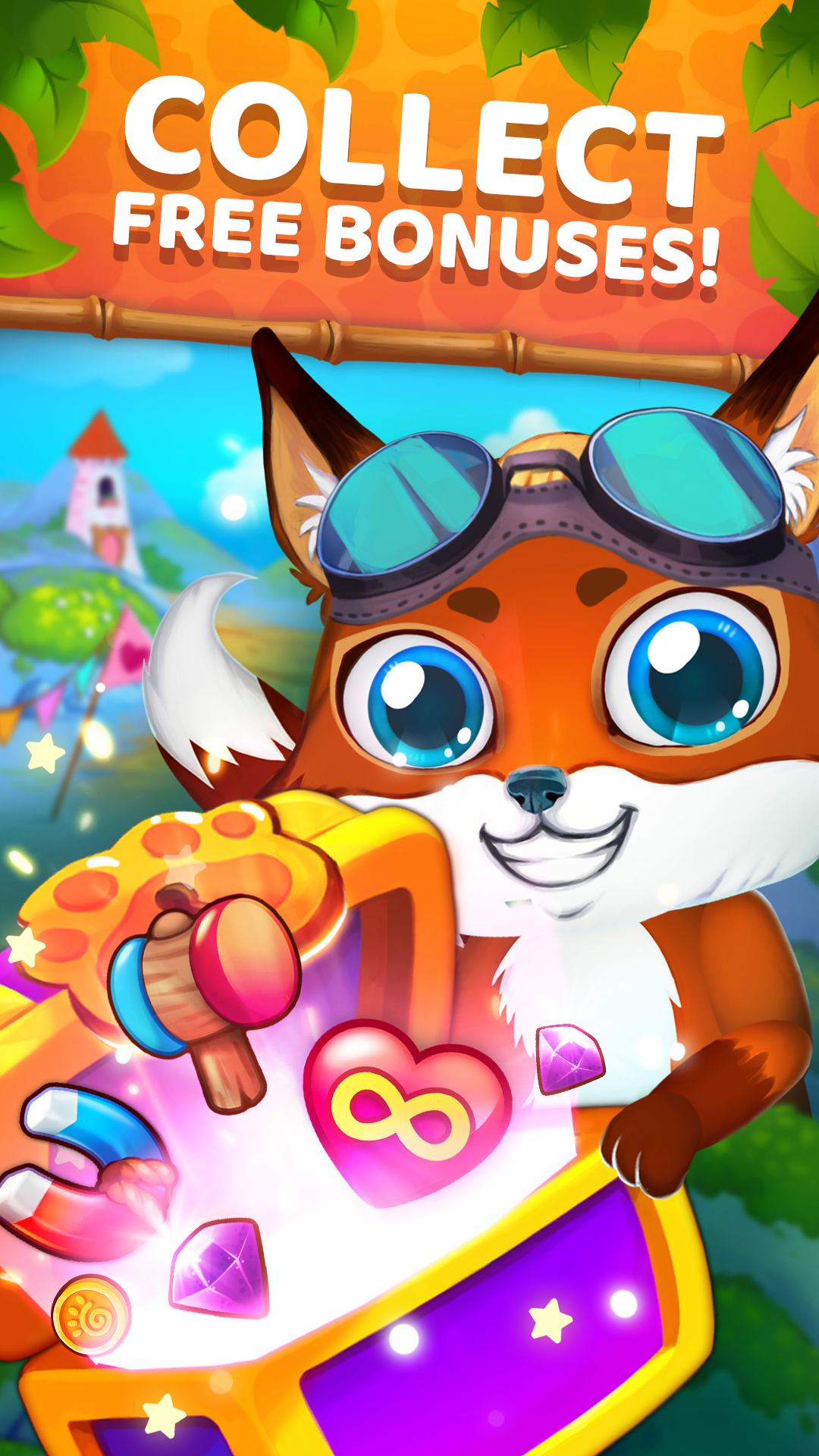 Animatch Friends: cute match 3 Game Screenshot