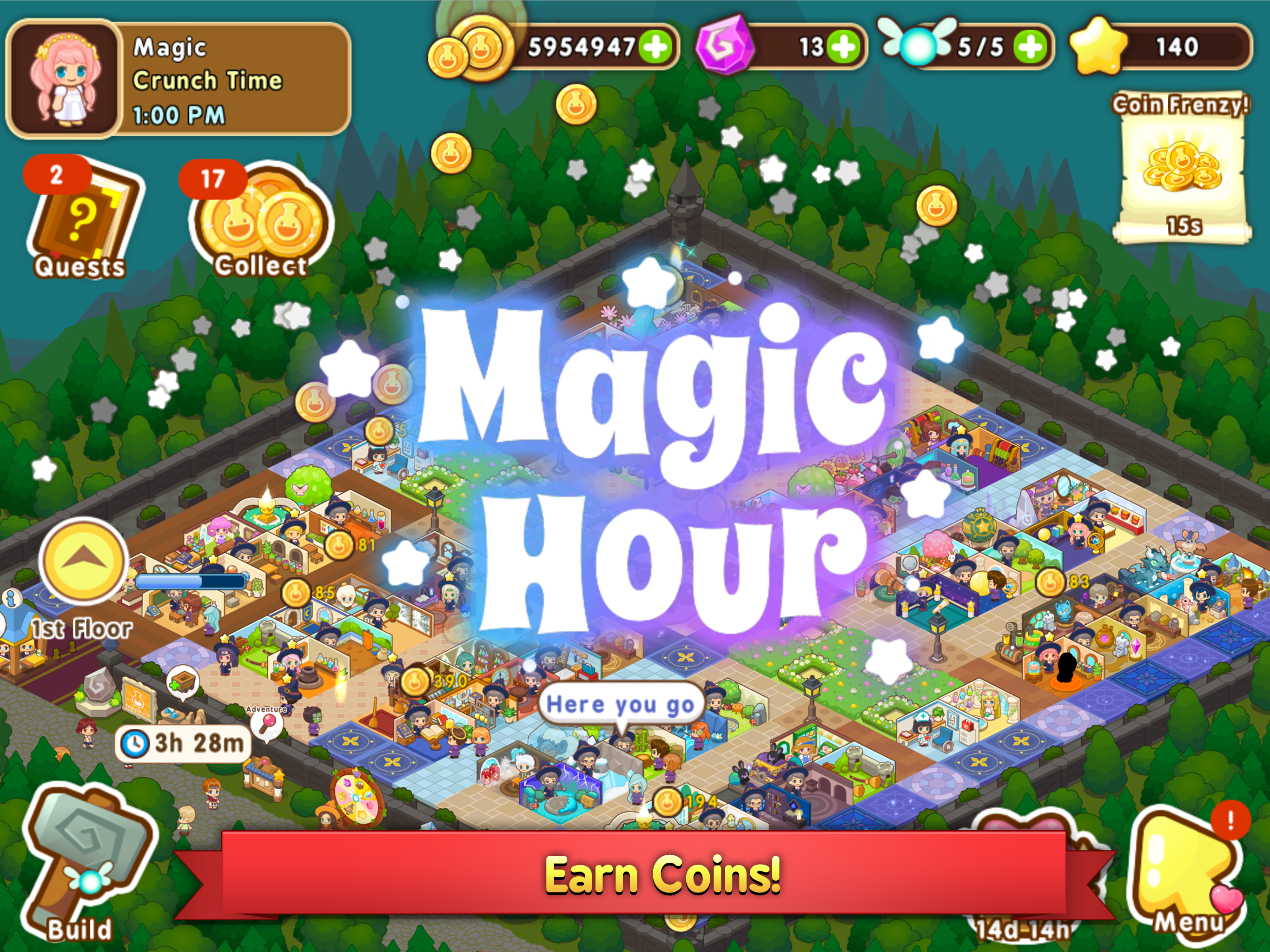 Magic School Story ภาพหน้าจอเกม