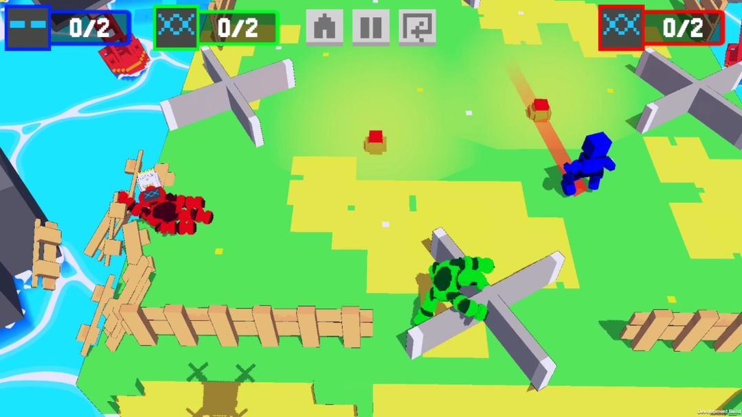 Screenshot of Robot Battle 1-4 player offline mutliplayer game