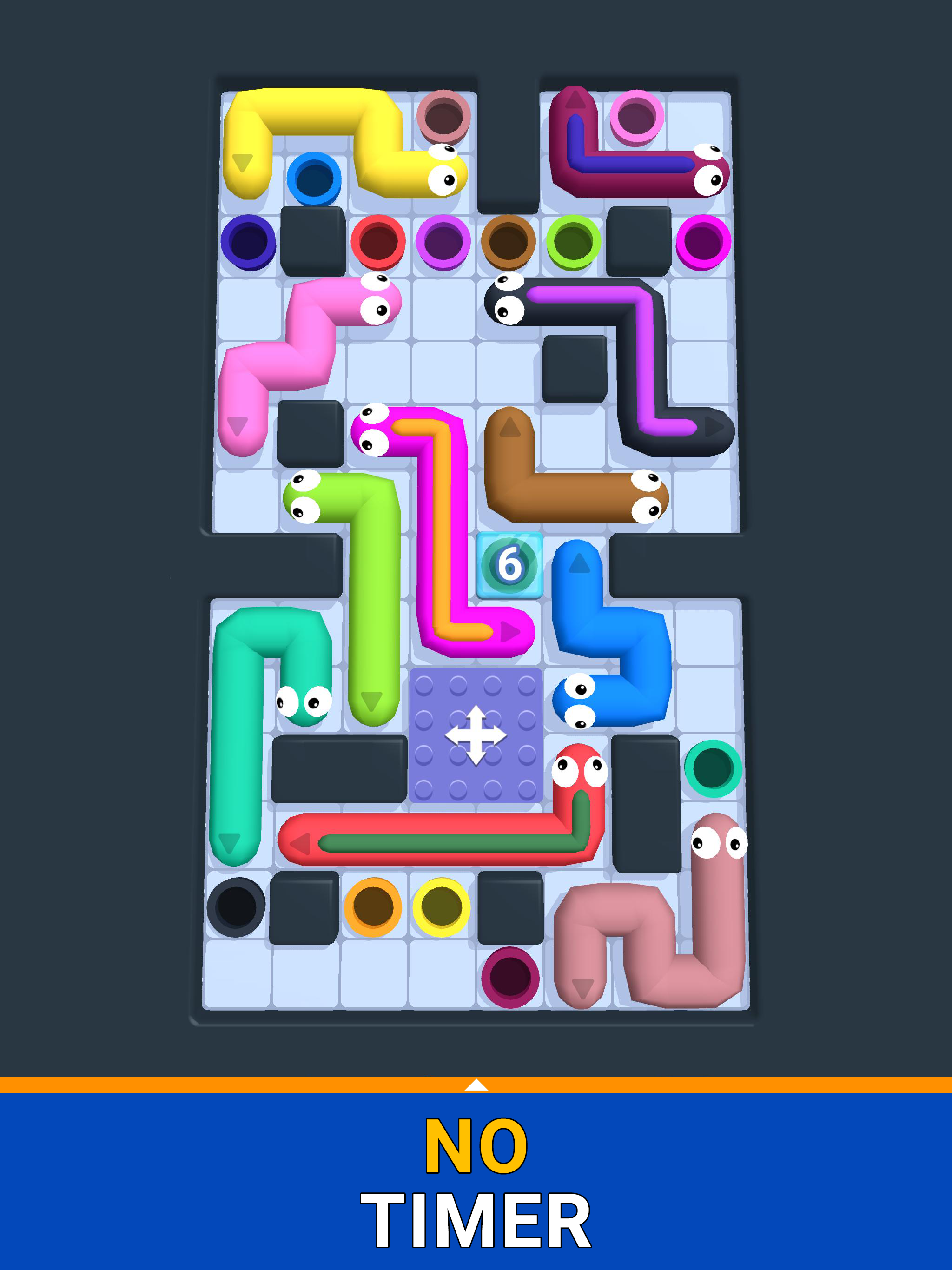 Worm Hole: Color Puzzle Game Screenshot