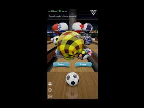 Screenshot of the video of Bowling Sim