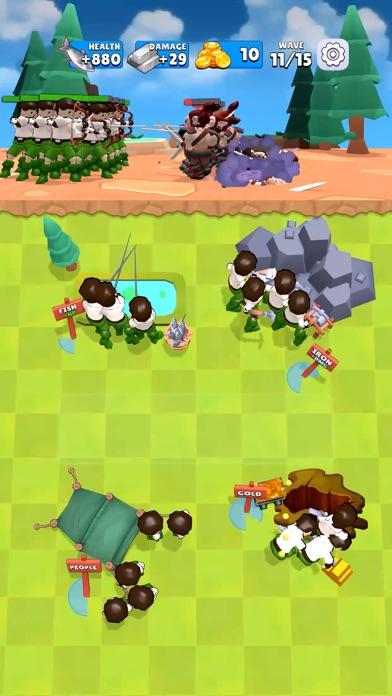 Farm and Defend Game Screenshot