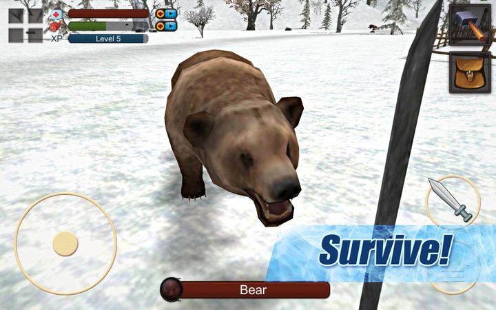 Screenshot of the video of Survival Game Winter Island