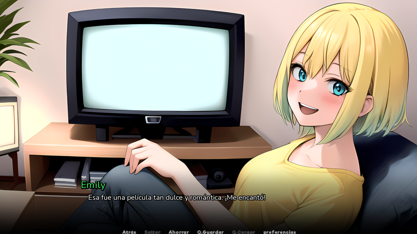 Screenshot of EMILY (Novela Visual +18)