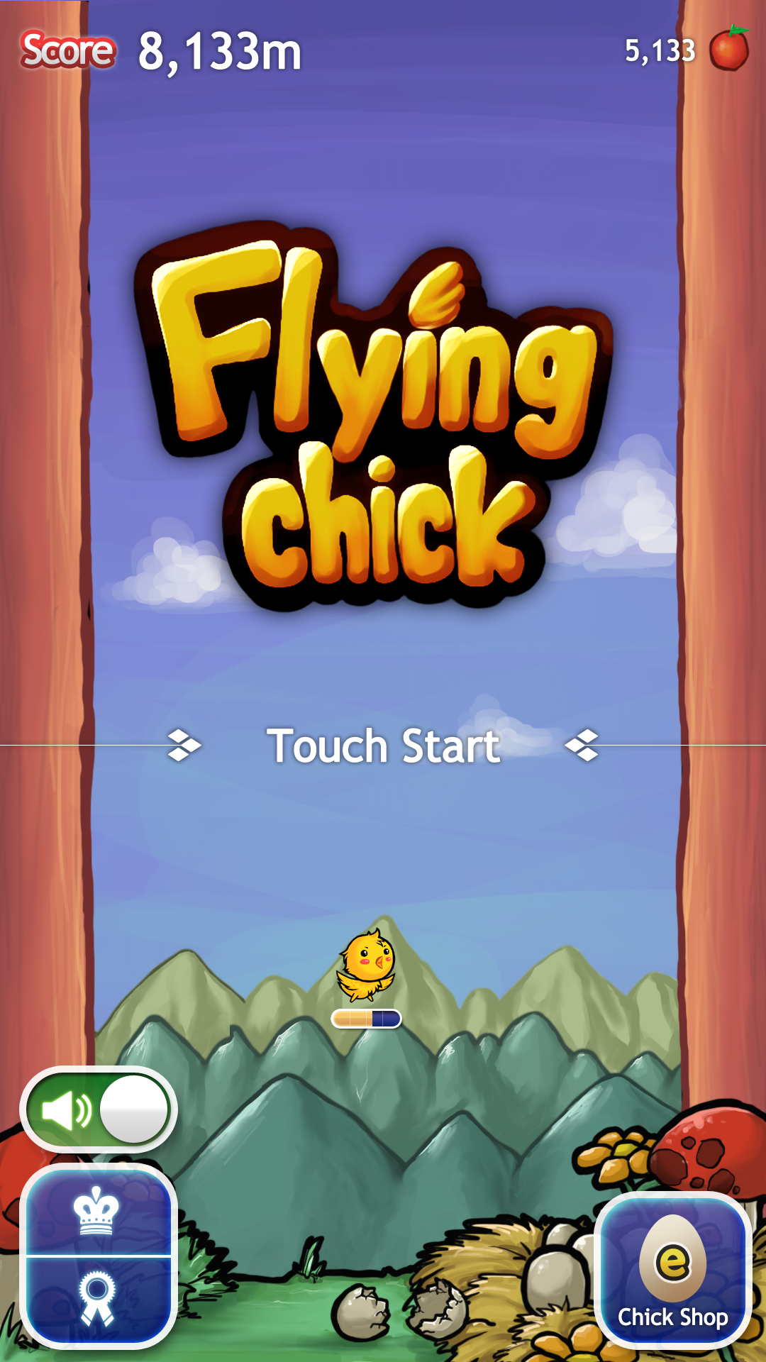 Screenshot of FLYING CHICK