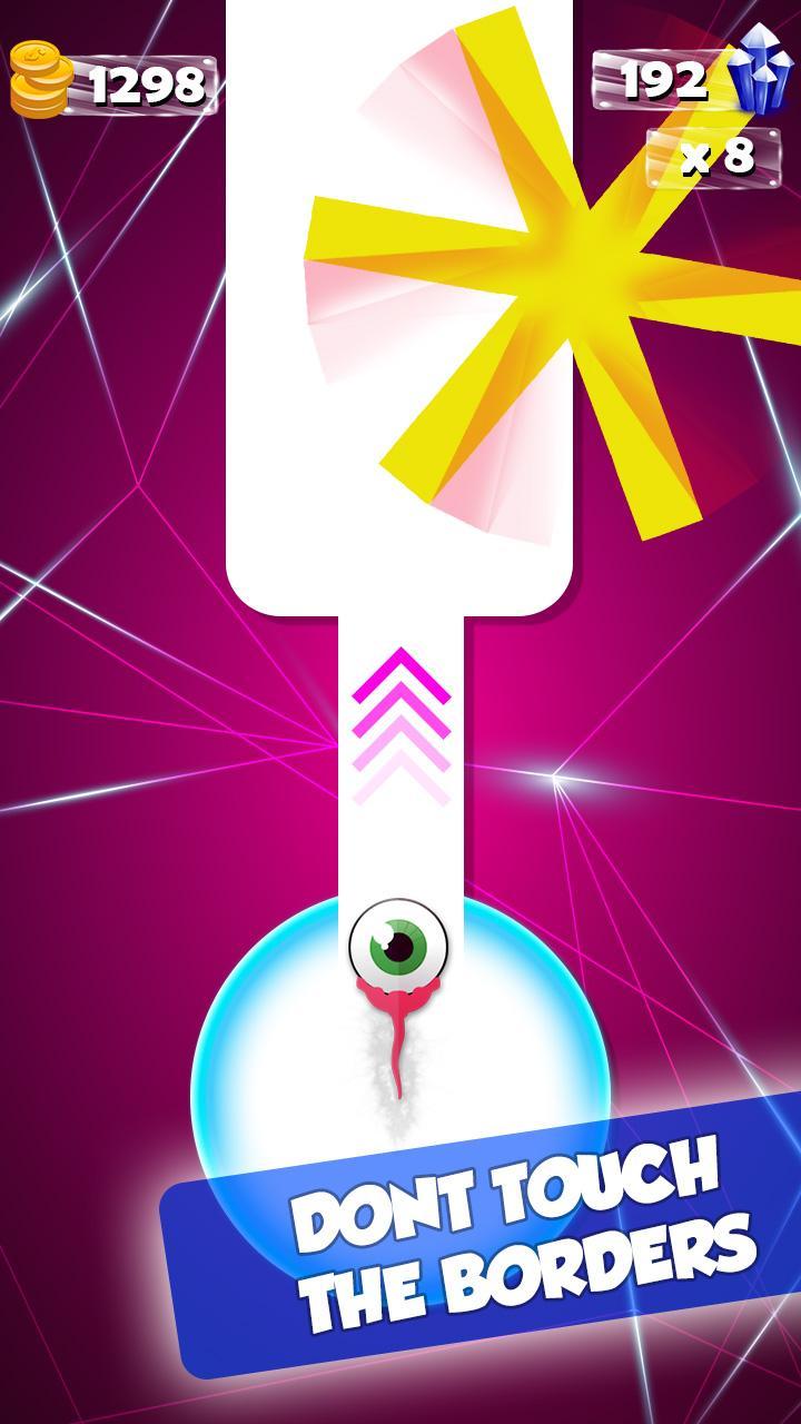 Cuplikan Layar Game Follow The Line Monster Theme