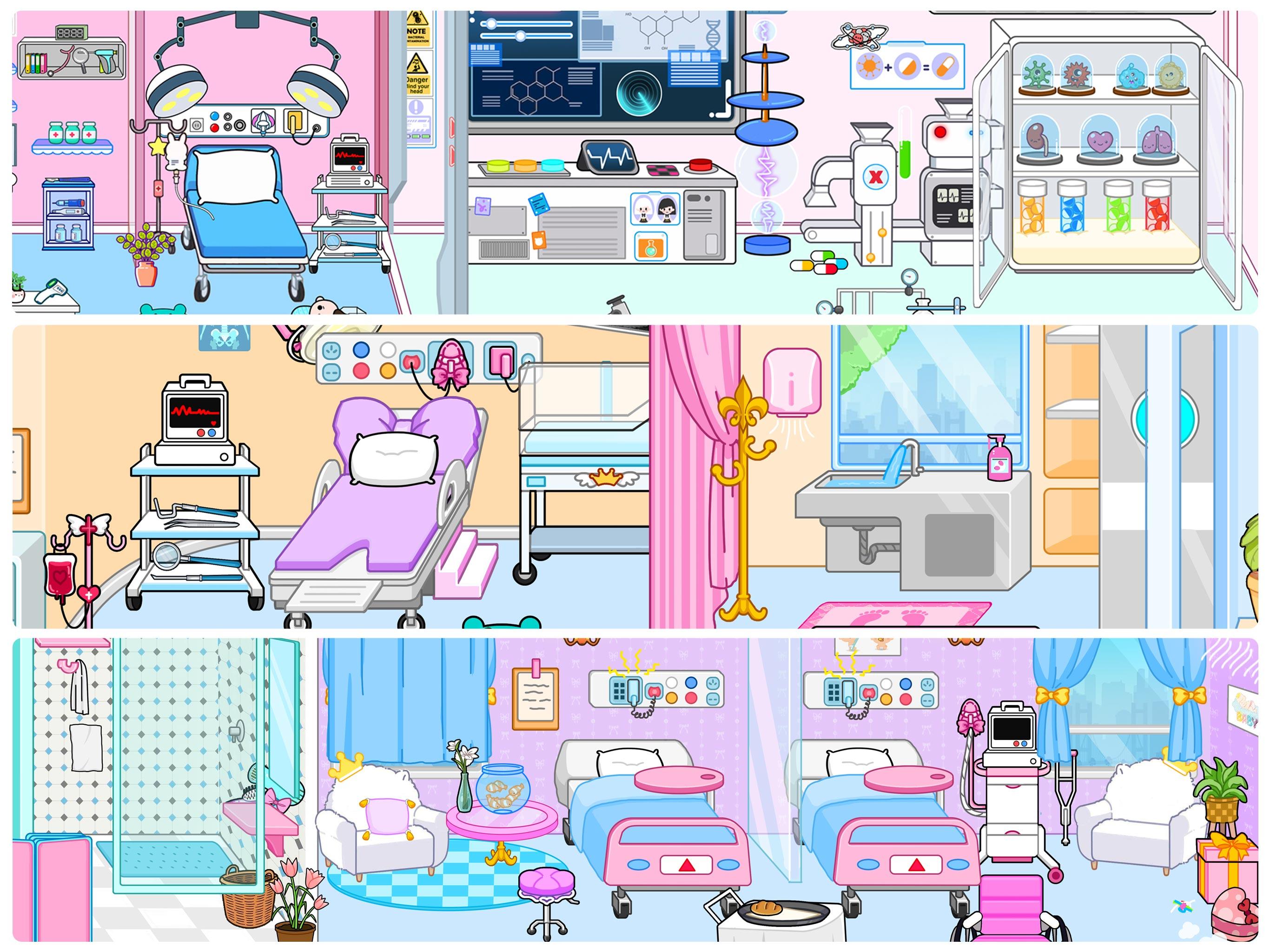 Cuplikan Layar Game Princess World: Hospital Games