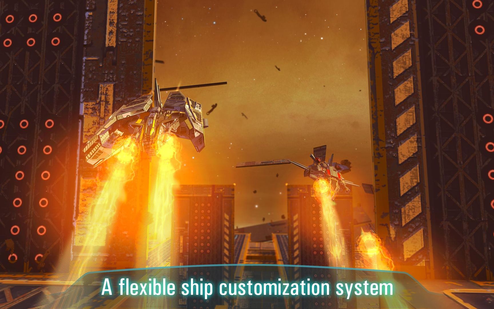 Screenshot of Space Jet: War Galaxy Machines