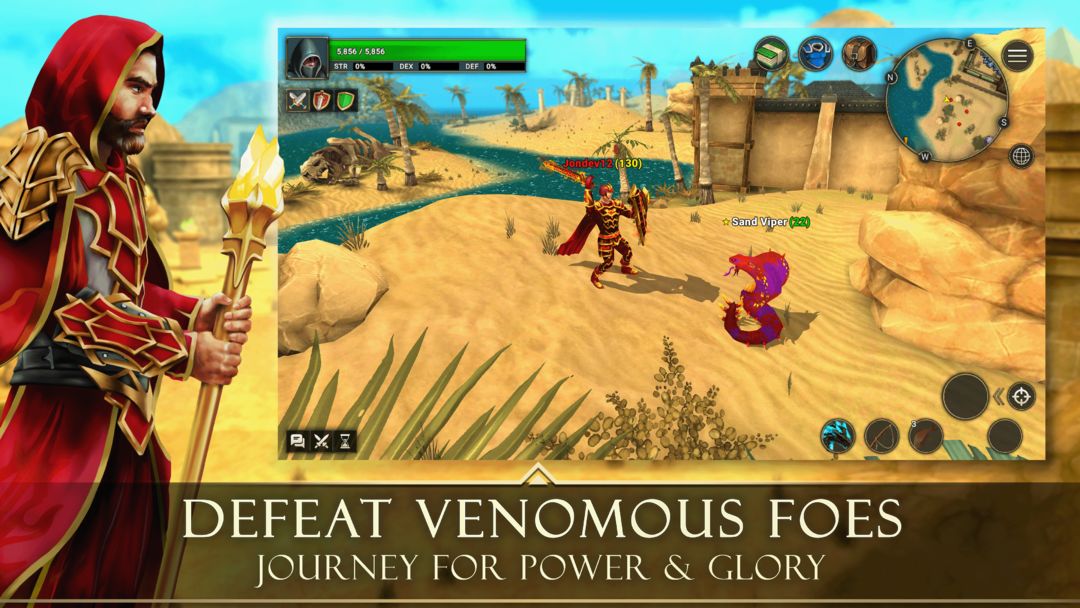 Screenshot of Ancients Reborn MMORPG