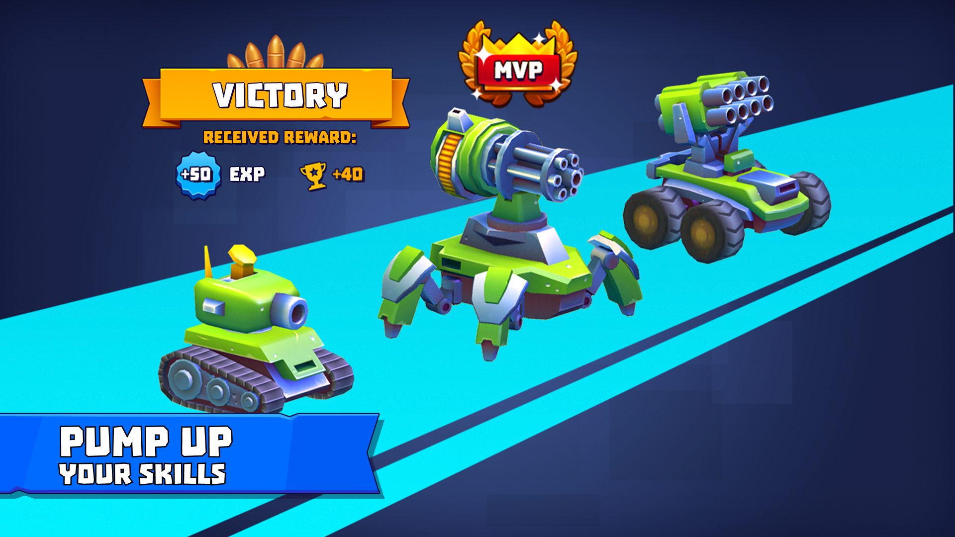 Tanks a Lot - 3v3 Battle Arena Game Screenshot
