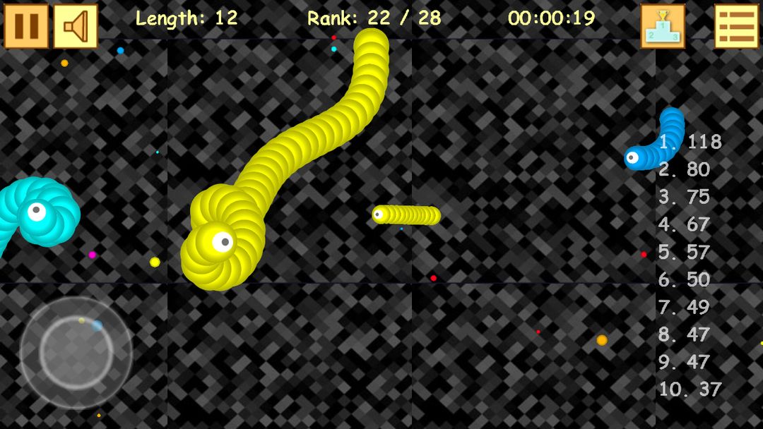 Snake Worm Crawl Zone 2020 게임 스크린 샷