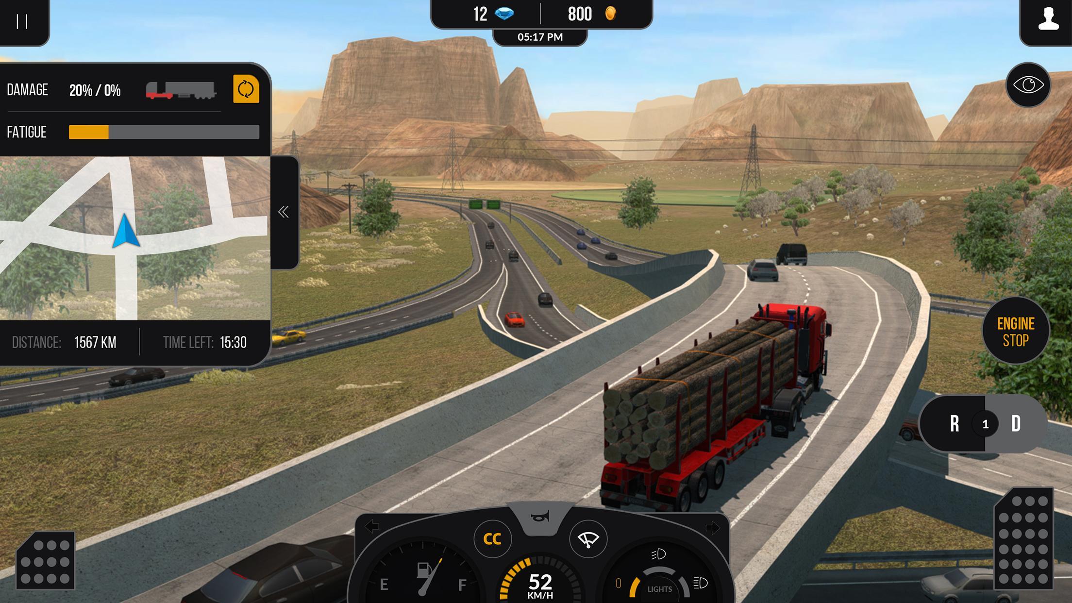 Truck Simulator PRO 2 Game Screenshot