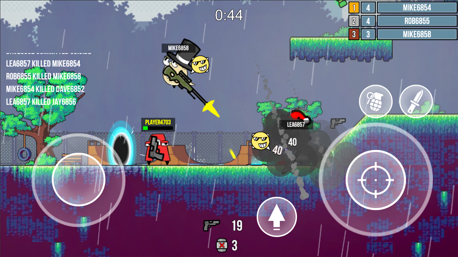 Alphabet Survival : 2D Shooter screenshot game