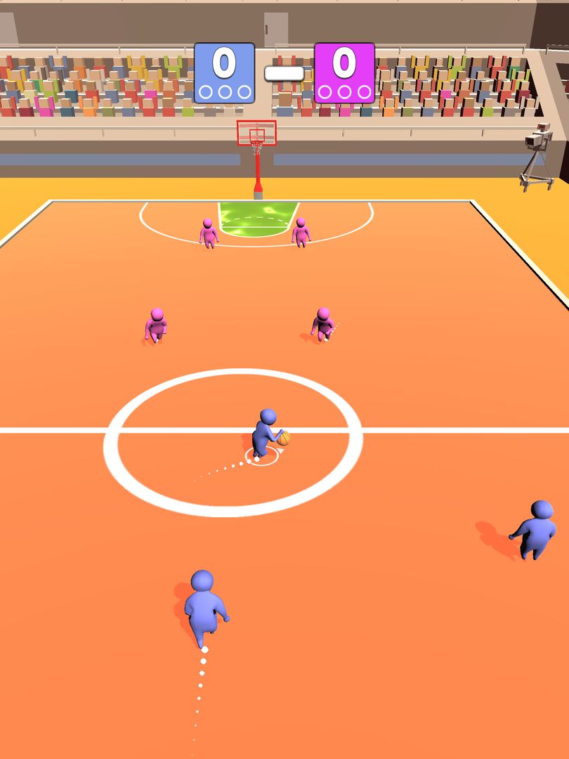 Screenshot of Basket Dunk 3D