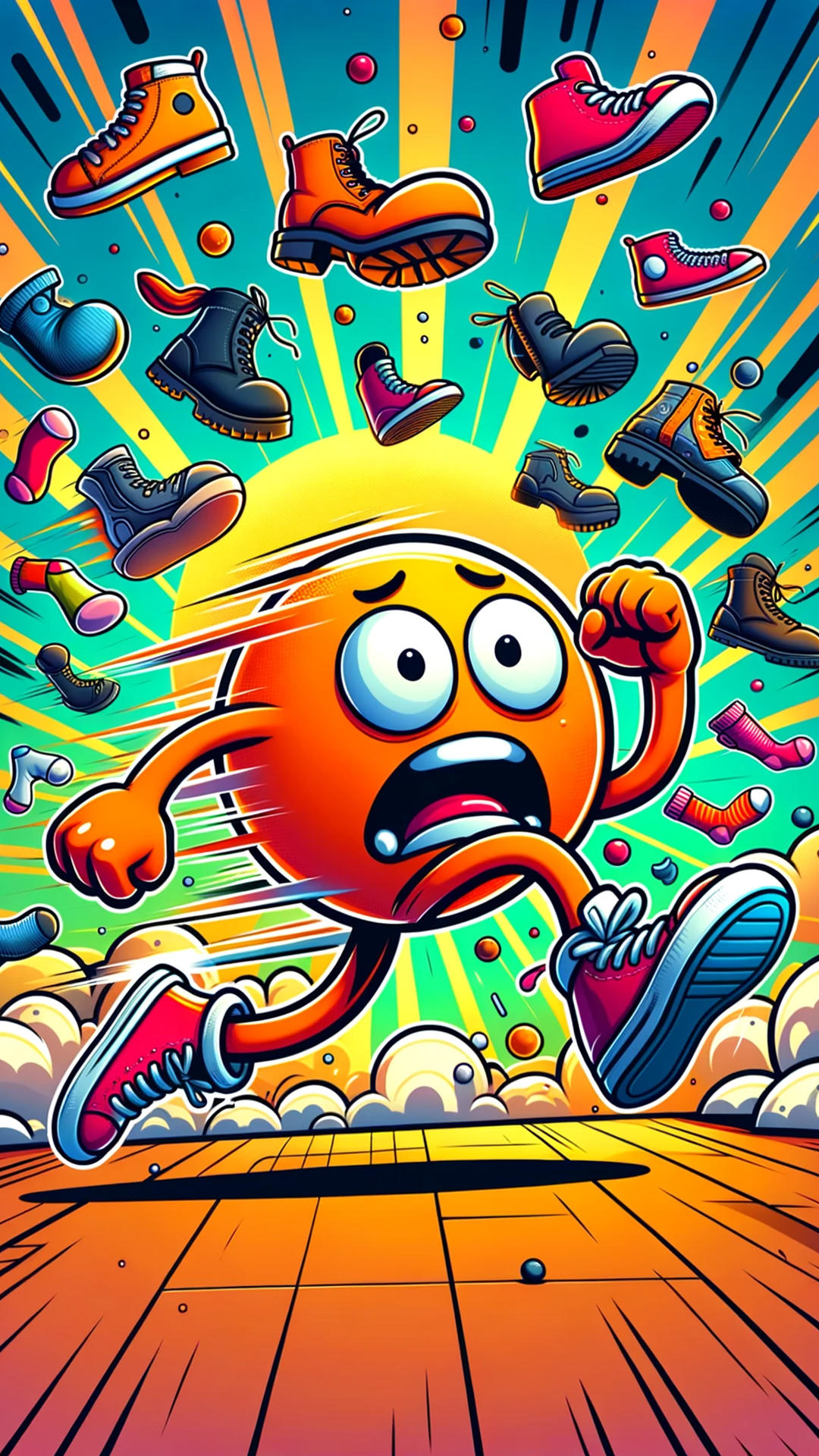 Cuplikan Layar Game Escape The Boots - Endless Run