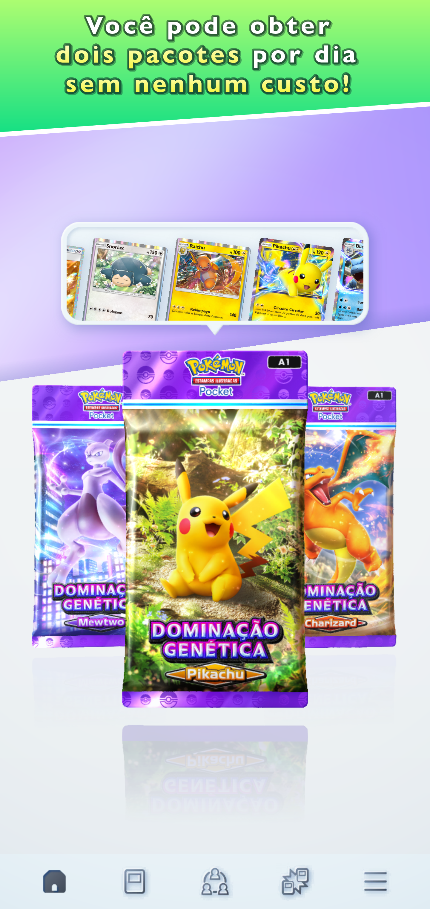 Captura de Tela do Jogo Pokémon TCG Pocket