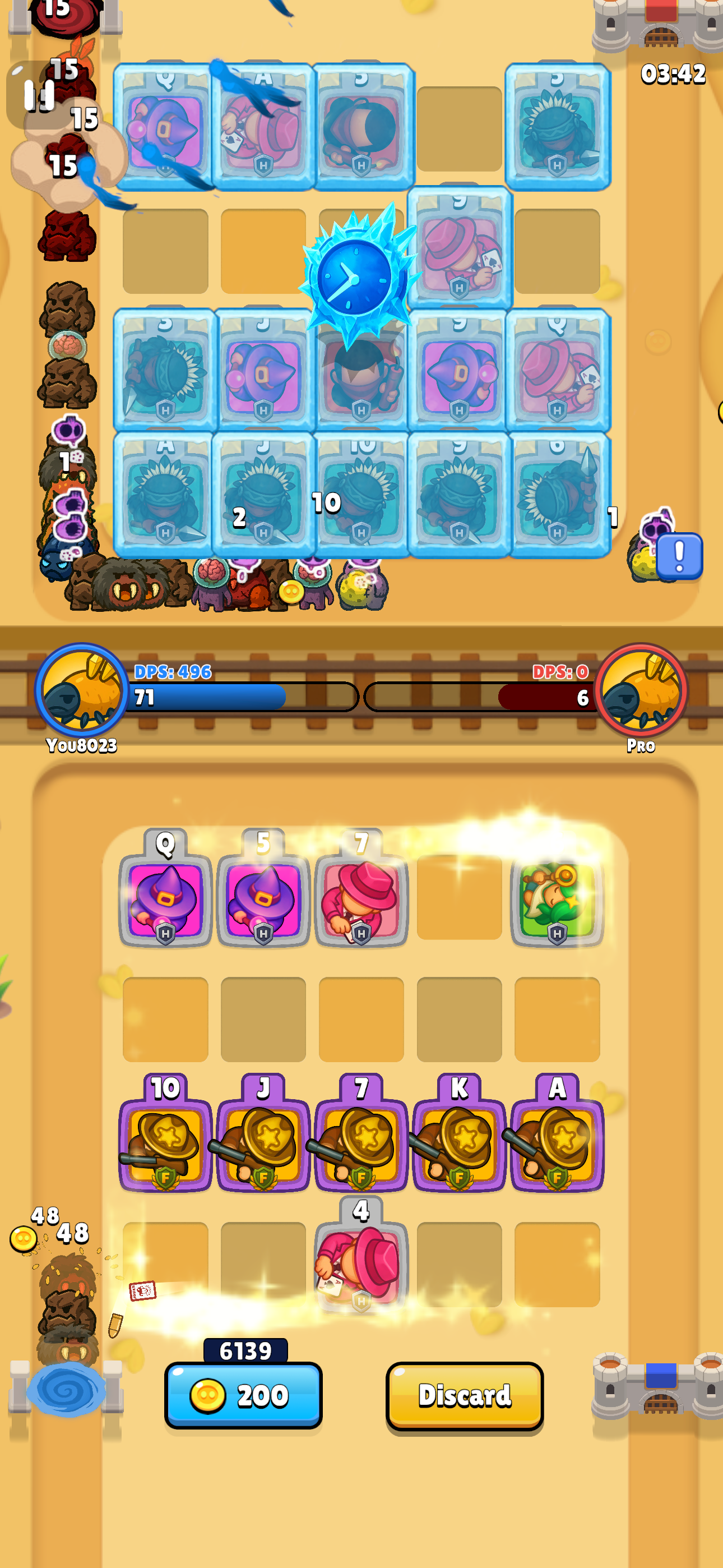 Hand of Heroes Game Screenshot