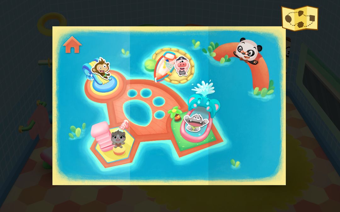 Dr. Panda의 수영장 게임 스크린 샷