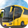 Icon of indian Bus driving 3d
