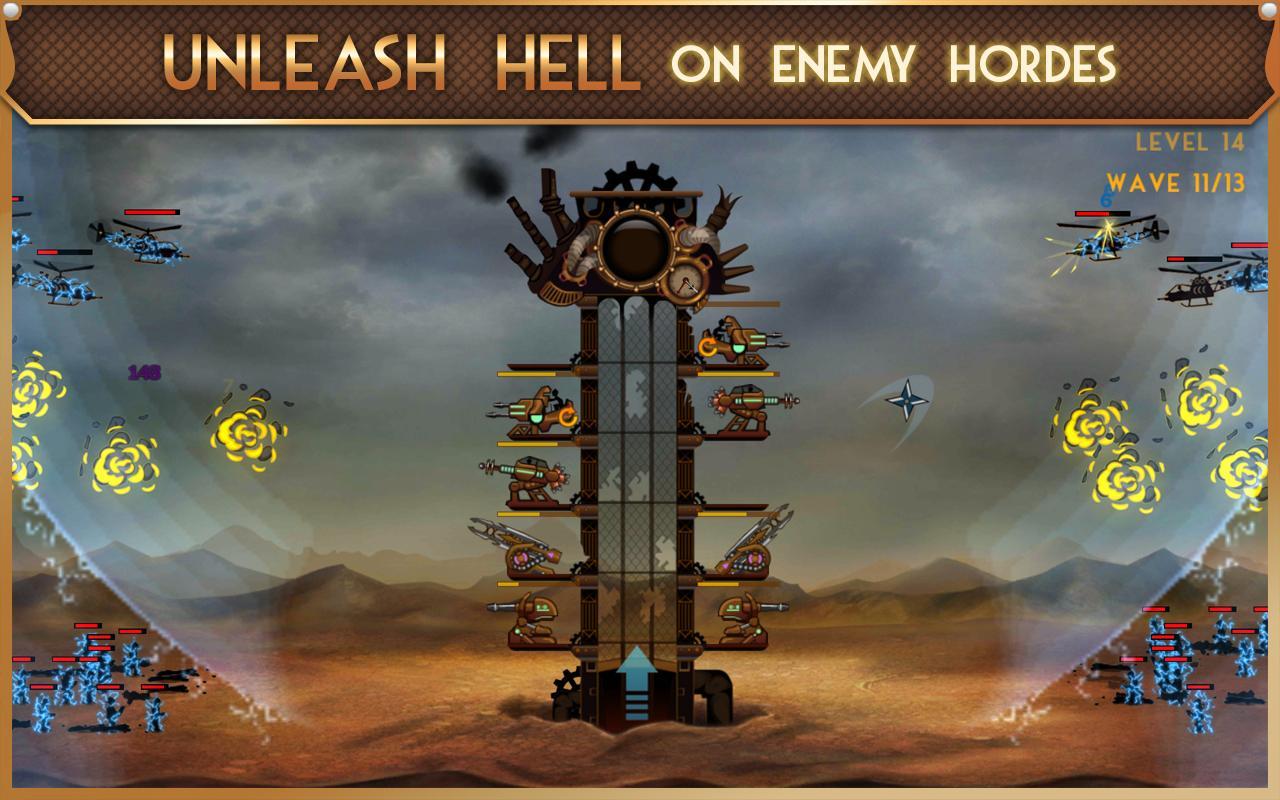 Steampunk Tower Game Screenshot