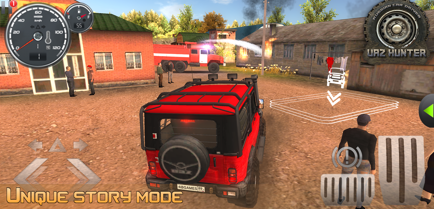 Russian Car Driver Uaz Hunter Game Screenshot