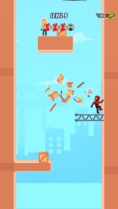 Скриншот игры Stickman Flying Master Game