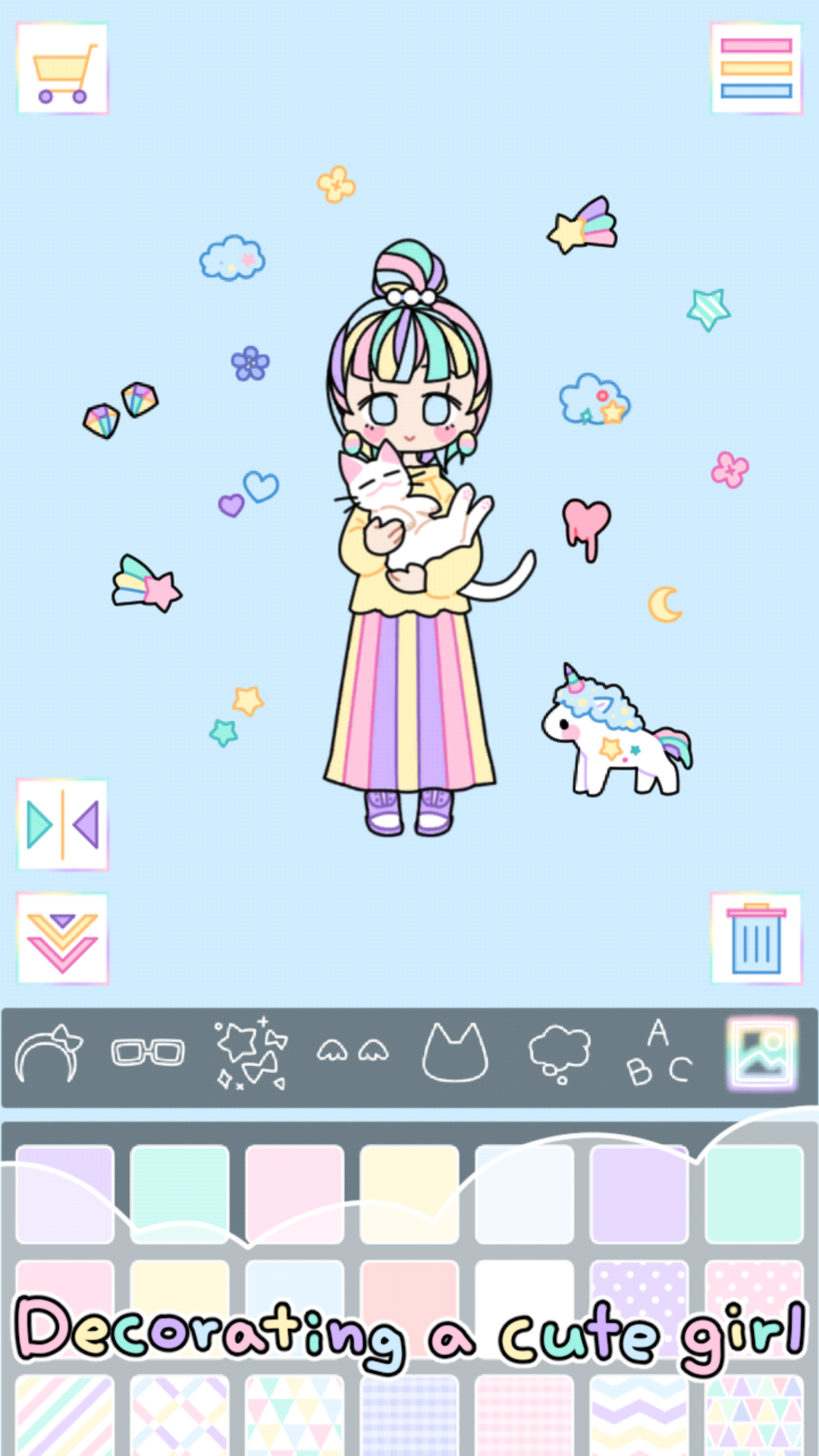 Pastel Girl : Dress Up Game Game Screenshot