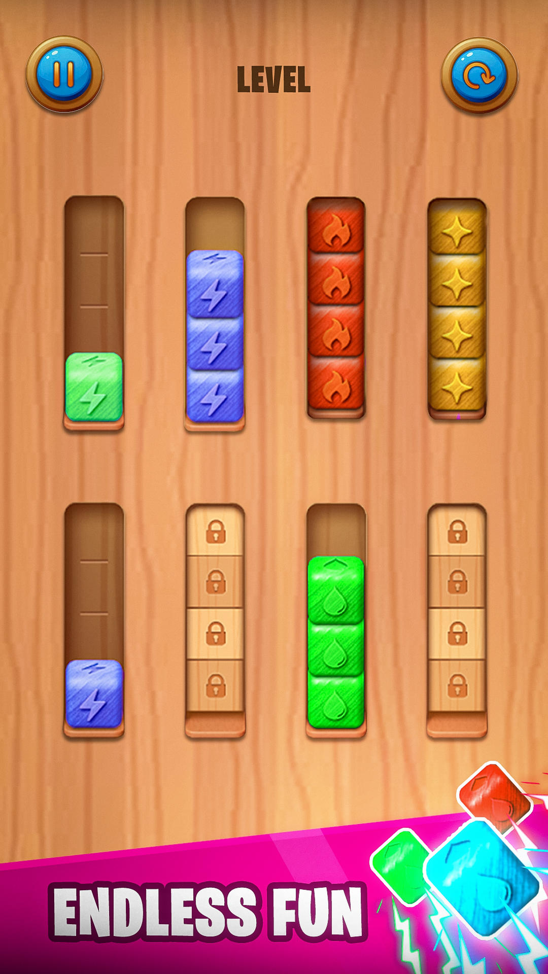 Color Wood Sorting Puzzle 3D for Android/iOS - TapTap