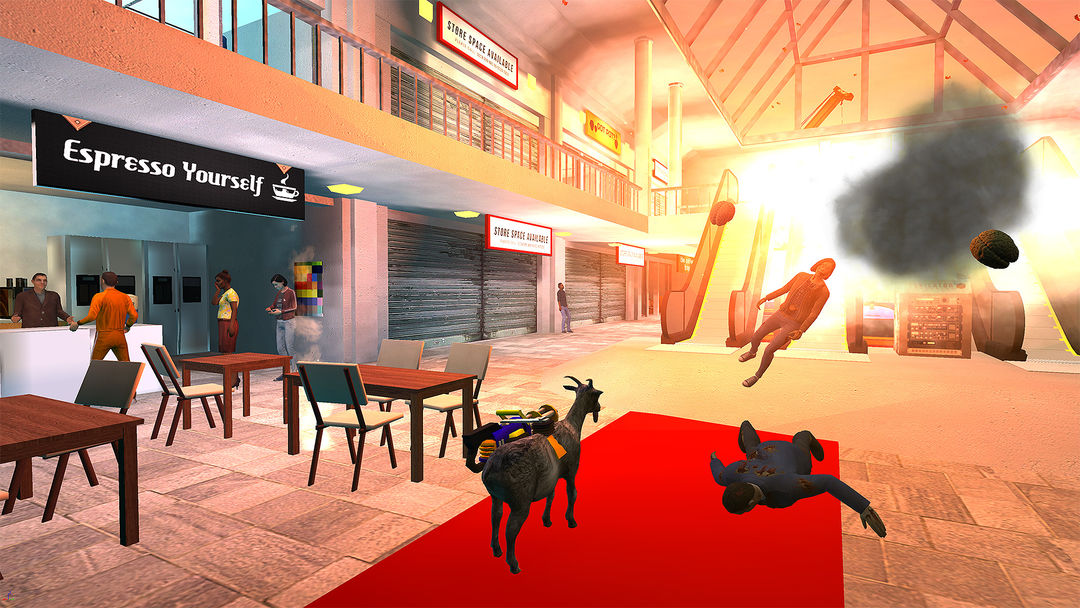 Goat Simulator GoatZ ภาพหน้าจอเกม